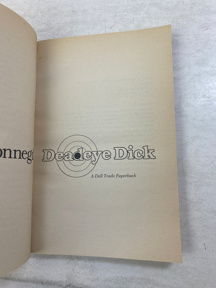 Dead-Eye Dick Kurt Vonnegut paperback 1982