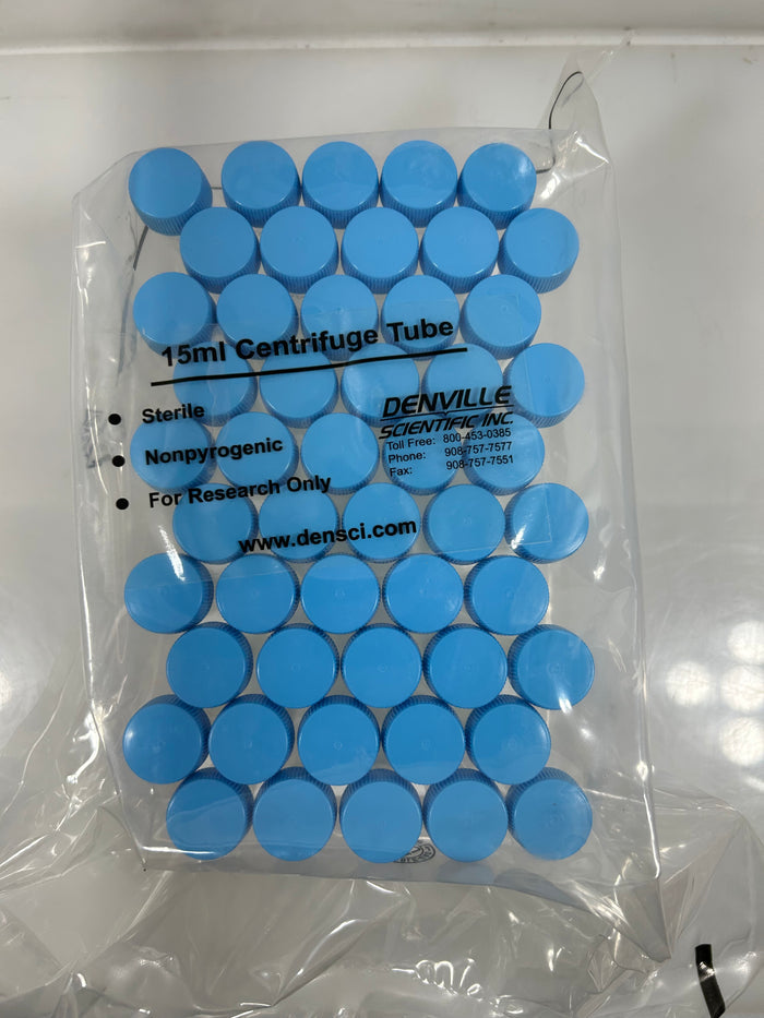 Denville Scientific 15mL Conical Centrifuge Tube (50 count)