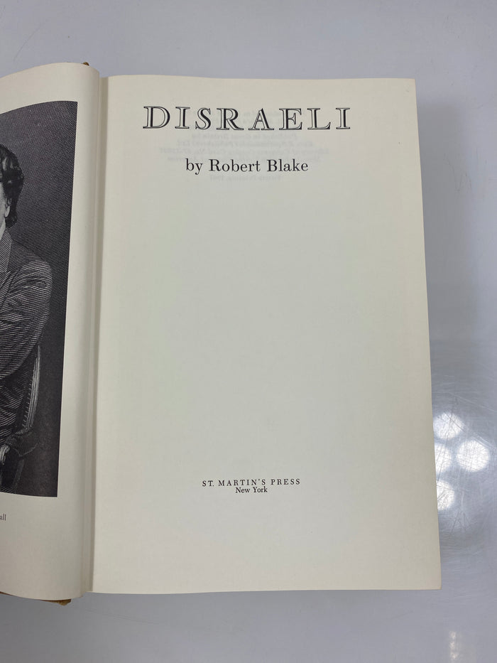 Disraeli by Robert Blake 1967 HCDJ