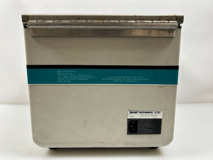 DuPont Sorvall MC 12V Benchtop Microcentrifuge