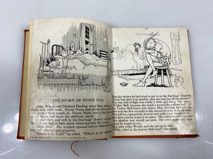 Eight Fairy Tales by Piper/Goddard 1938 Ex-library HC