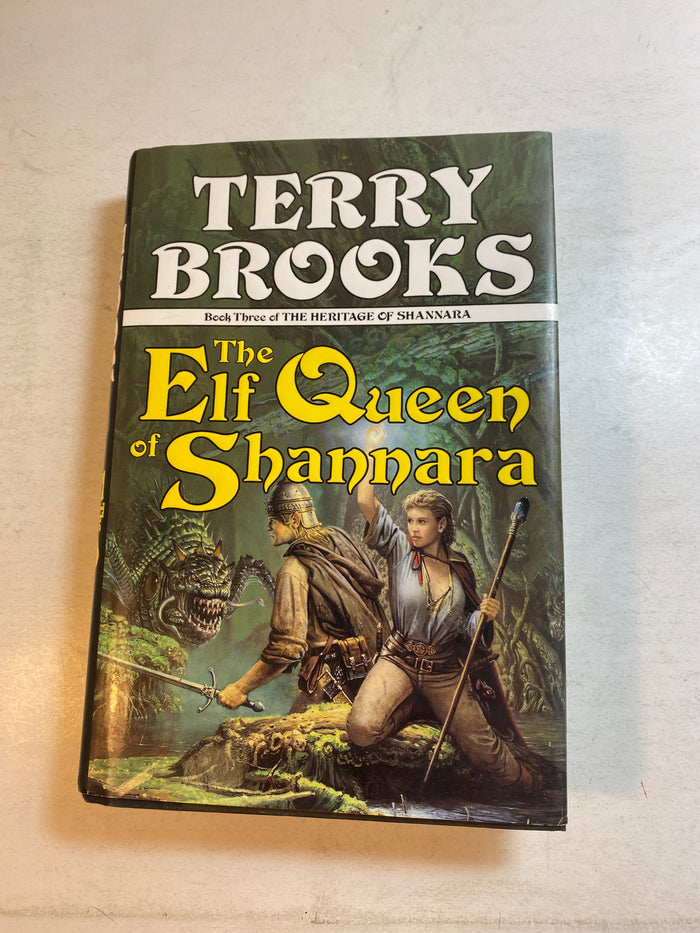Elf Queen of Shannara Terry Brooks HCDJ 1992 First Edition