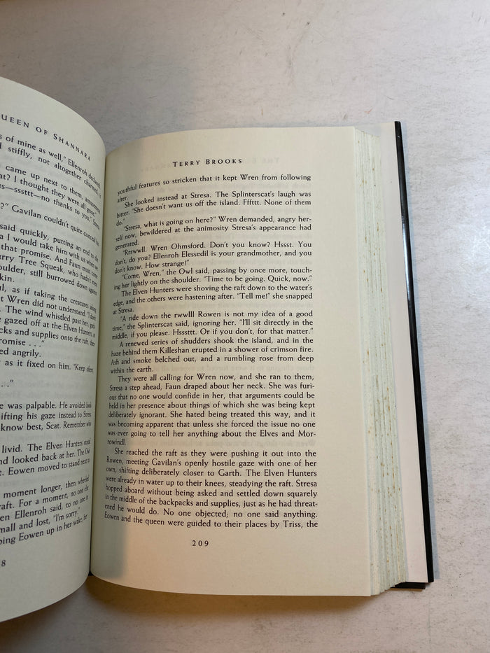 Elf Queen of Shannara Terry Brooks HCDJ 1992 First Edition