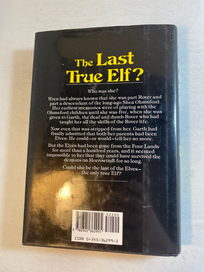 Elf Queen of Shannara Terry Brooks HCDJ 1992 First Edition