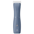 Emerge Clipper Blue by Andis With FREE 8Pc Wide Comb Attachment Bundle by Andis,"Blue cordless hair clipper front view"