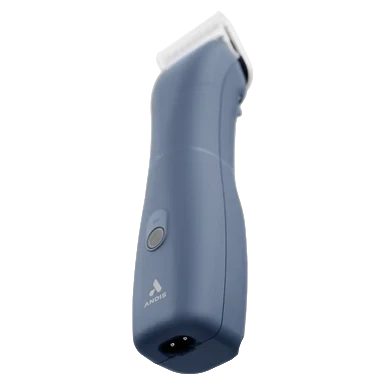 Emerge Clipper Blue by Andis With FREE 8Pc Wide Comb Attachment Bundle by Andis,"Clipper in side view"