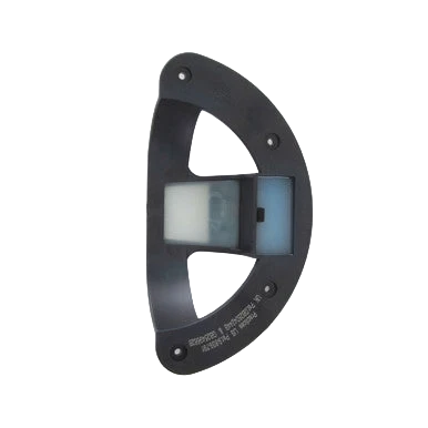 Equilume Replacement Cup,"Black curved cup component with translucent center panel"