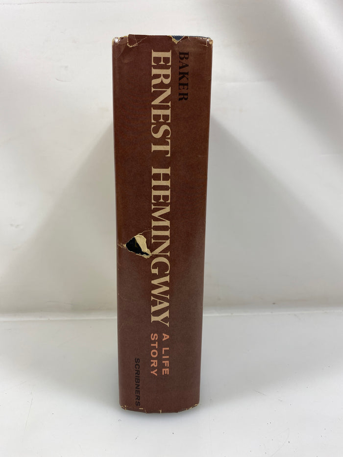 Ernest Hemingway: A Life Story by Baker 1969 HCDJ