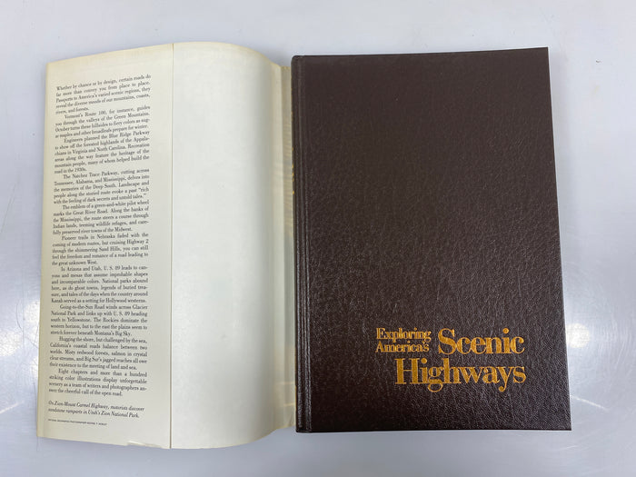 Exploring America's Scenic Highways National Geographic 1985 HCDJ