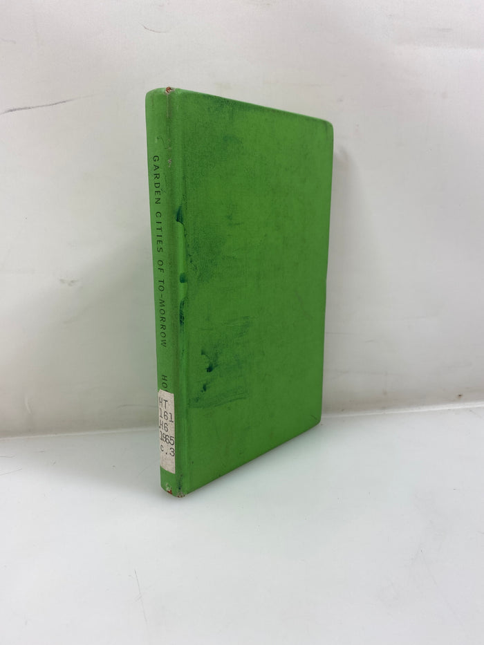 Garden Cities of To-Morrow by Howard MIT Press Ex-library 1966 HC