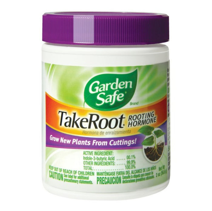 Garden Safe Rooting Hormone for plant cuttings, 2-ounce jar.