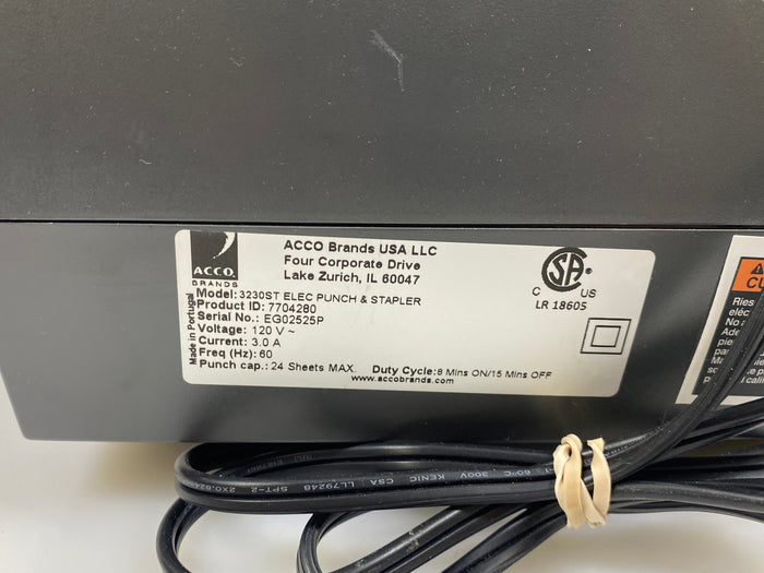 GBC #3230ST Electric Punch Stapler