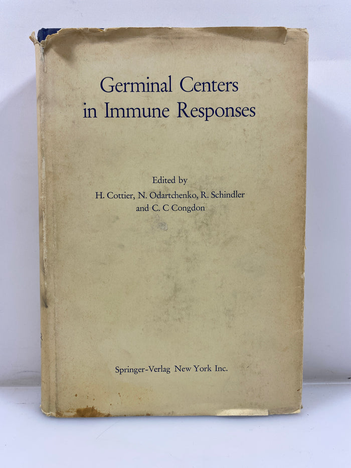 Germinal Centers in Immune Responses Symposium 1967 Ex-library HCDJ