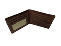 Gianni Conti Brown Genuine Leather Bifold Wallet