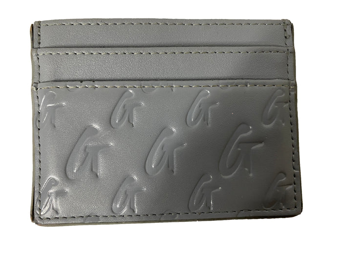 Glam-Aholic Lyfestyle Monogram Gray Cardholder Slim Wallet