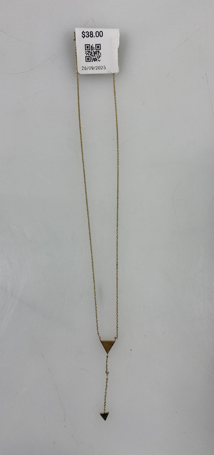 Gold Triangle Necklace