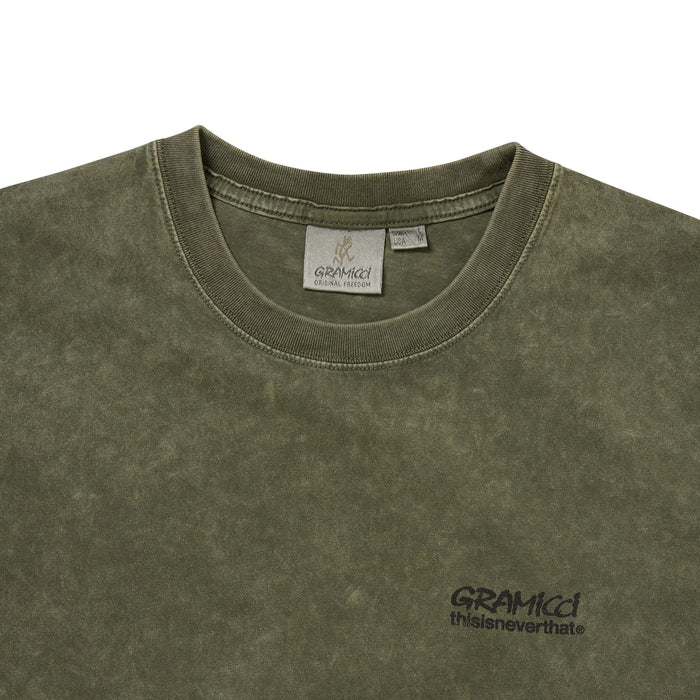 Gramicci x thisisneverthat Original Freedom Tee onmodel