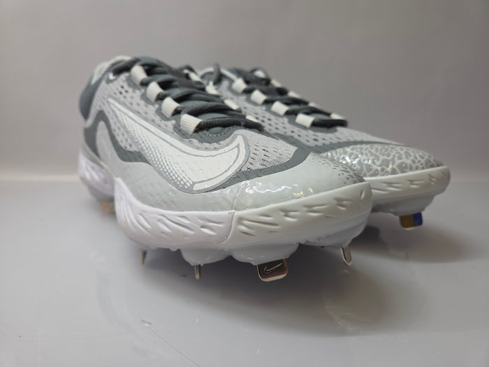 Nike Gray Alpha Hurache Elite 4 Low Baseball Cleats Men's Size 8.5