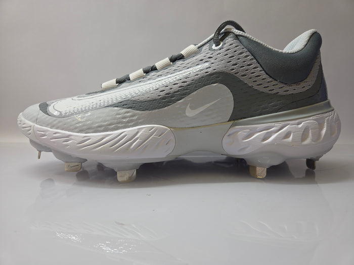 Nike Gray Alpha Hurache Elite 4 Low Baseball Cleats Men's Size 8