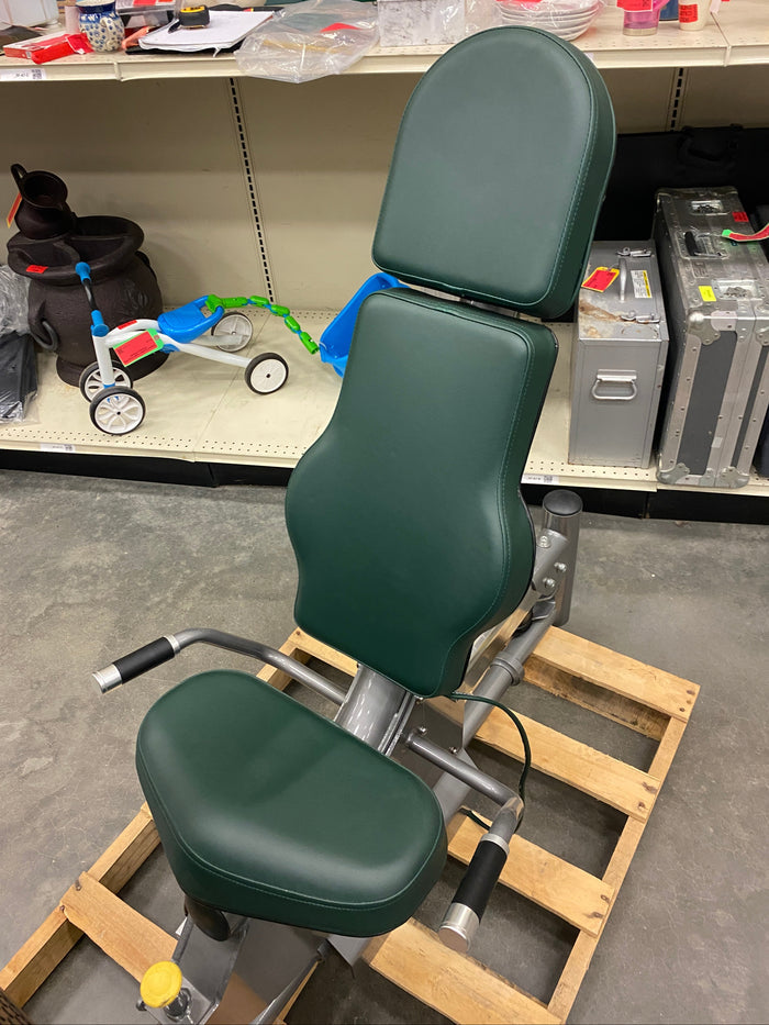 Green and Grey Leg Press Pulley Machine