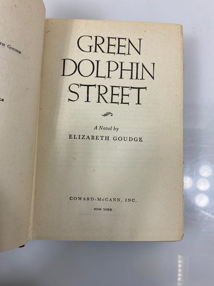 Green Dolphin Street by Elizabeth Goudge 1944 HC