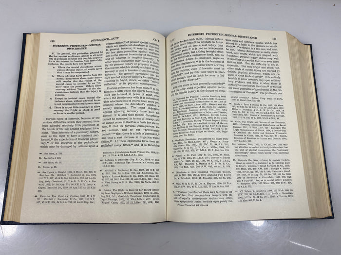 Handbook of the Law of Torts by Prosser 2nd Ed. 1955 HC