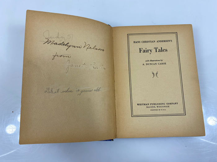 Hans Christian Andersen's Fairy Tales Whitman Publishing Co. HC