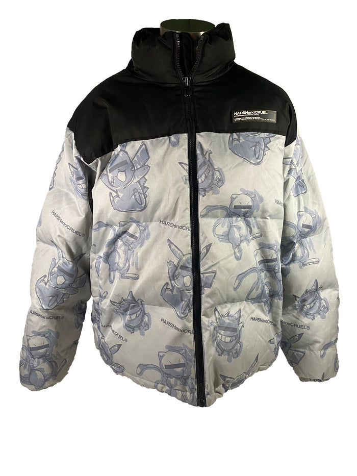 Harsh and Cruel Blinded Monsters Pokémon Puffer Size 2XL