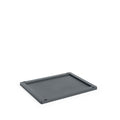 HAY Colour Crate Lid Plastic Medium (Charcoal)