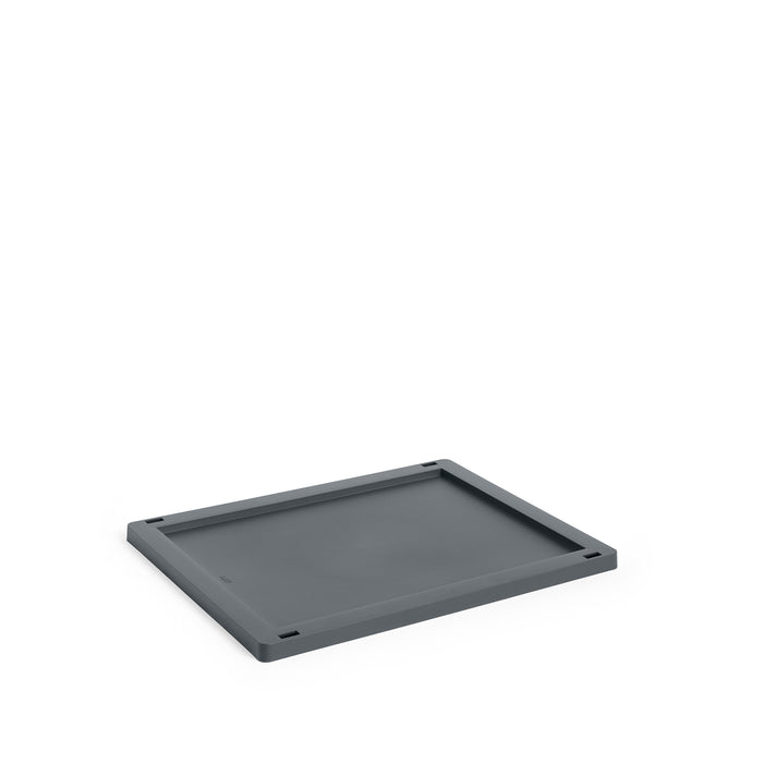 HAY Colour Crate Lid Plastic Medium (Charcoal)