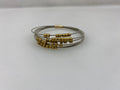 High Strung Wearable Music Gold Beaded Wire Bracelet Set