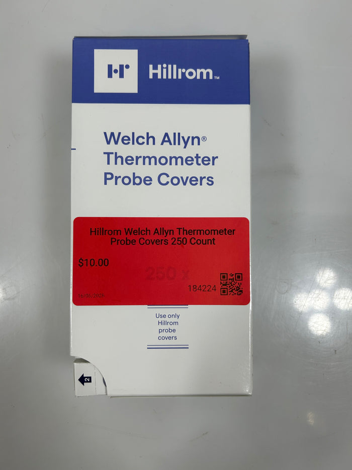 Hillrom Welch Allyn Thermometer Probe Covers 250 Count