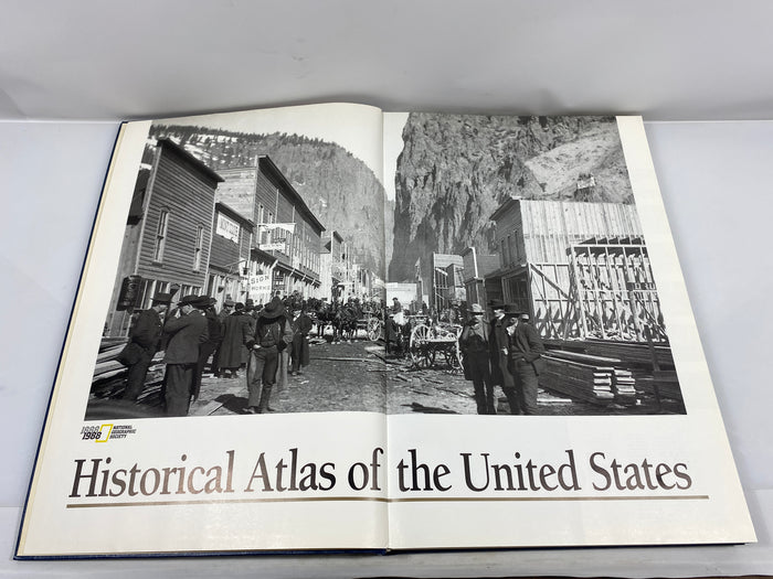 Historical Atlas of the United States National Geographic 1988 HC