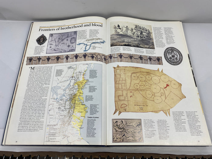 Historical Atlas of the United States National Geographic 1988 HC