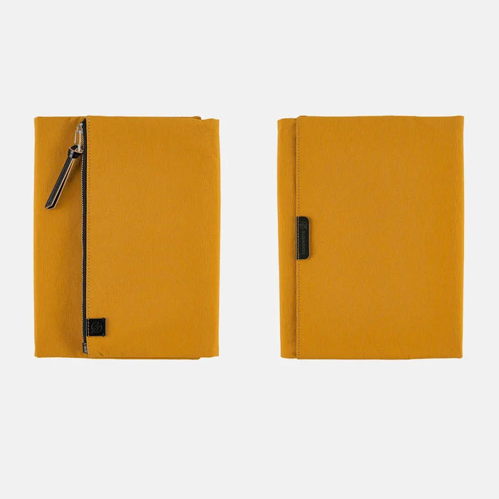 Hobonichi 2026 A5 Cousin Cover: Tragen - Mustard, shown from the front.