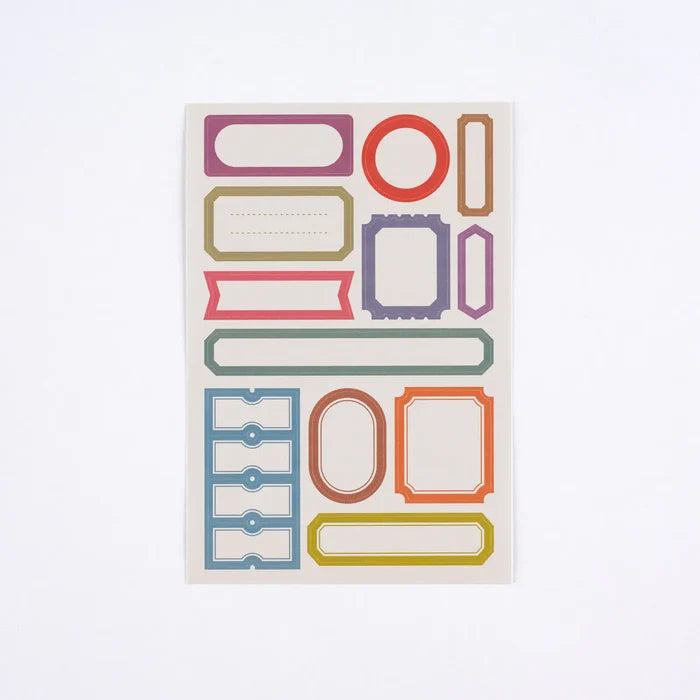 Hobonichi 2026 Accessories: TSUKI no IRO - Sticker Set (Schedule), shown with its details.