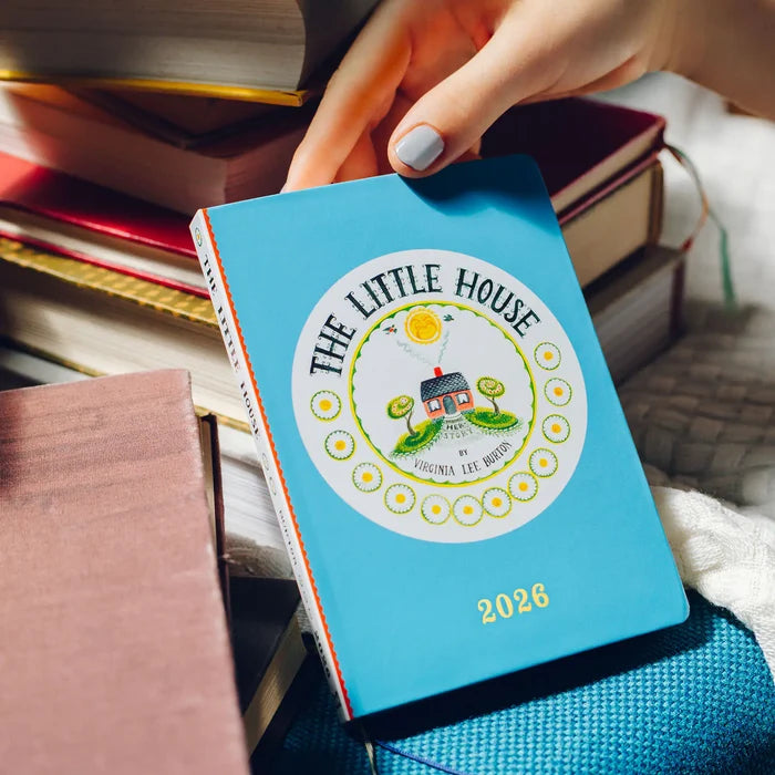 Hobonichi HON A6 2026 Planner: Virginia Lee Burton - The Little House, detail view of the design.