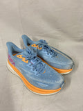 Hoka One Clifton 9 in Airy Blue/Icewater Running Shoes Women's Size 9B
