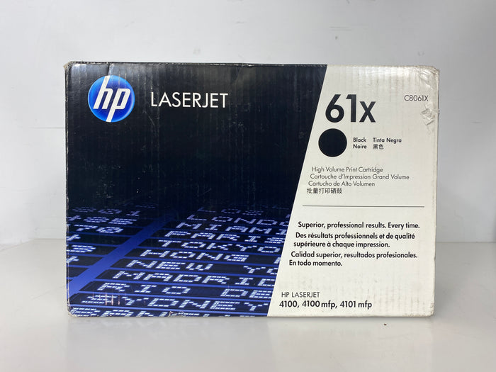HP 61X C8061X Black Toner Cartridge *NEW*