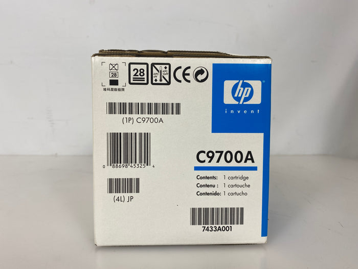 HP Color Laserjet 121A C9700A Black Toner Cartridge