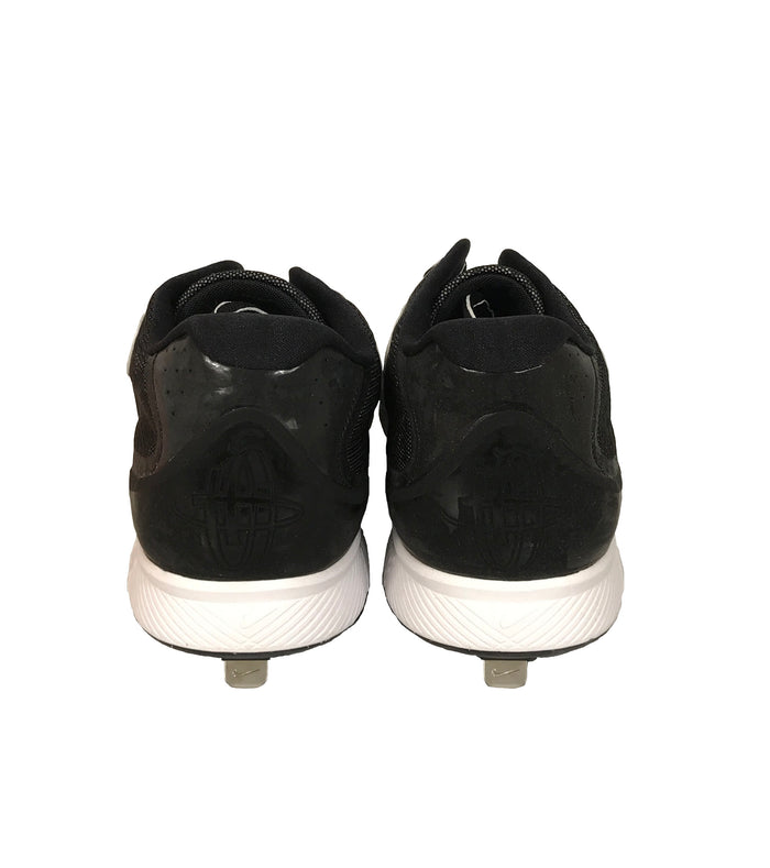 Nike Huarache Pro Low Metal Black and White Baseball Cleats Men's Size 15