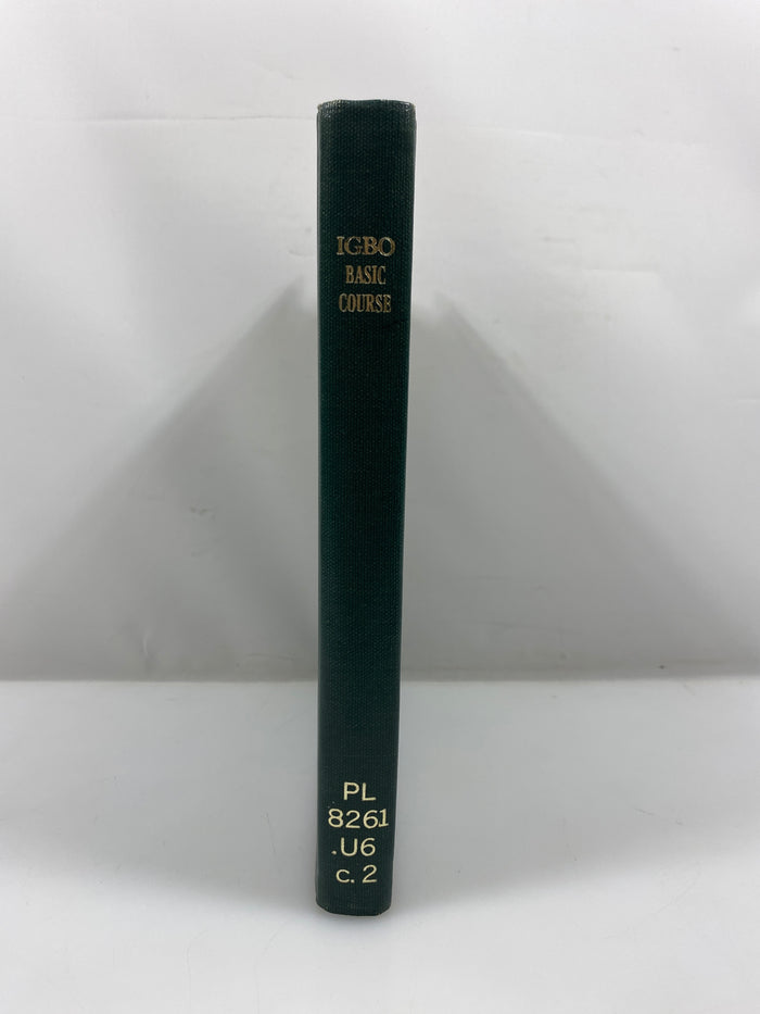 Igbo Basic Course Foreign Service Institute Ex-library 1962 HC