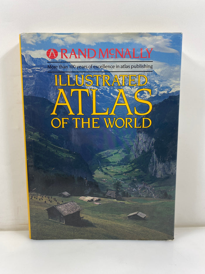 Illustrated Atlas of the World Rand McNally 1985 HCDJ