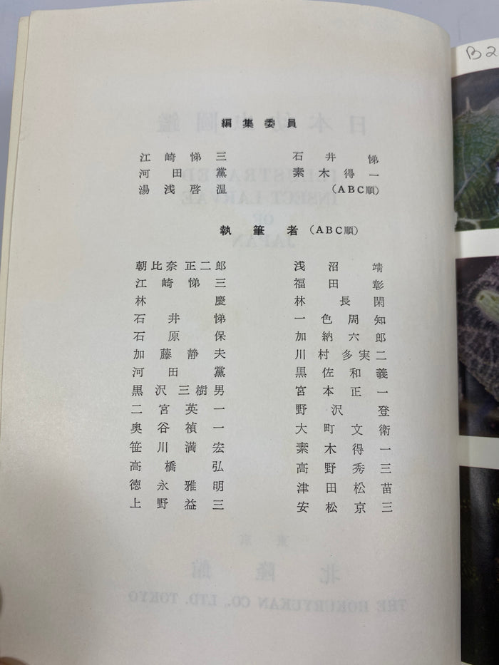 Illustrated Insect Larvae of Japan Ex-library HC
