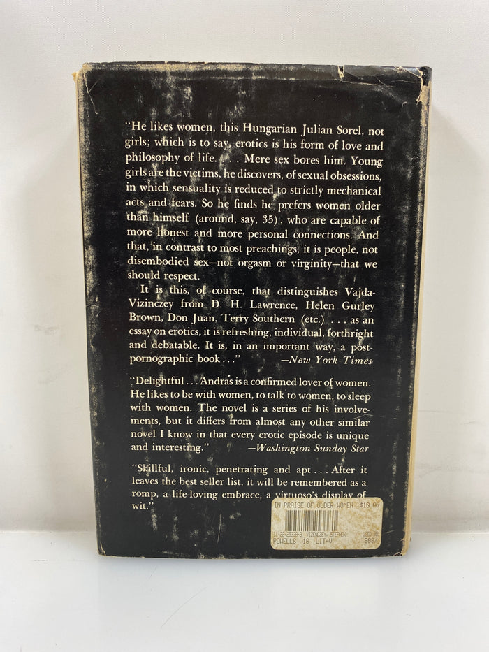 In Praise of Older Women by Vizinczey Trident Press 1966 HCDJ