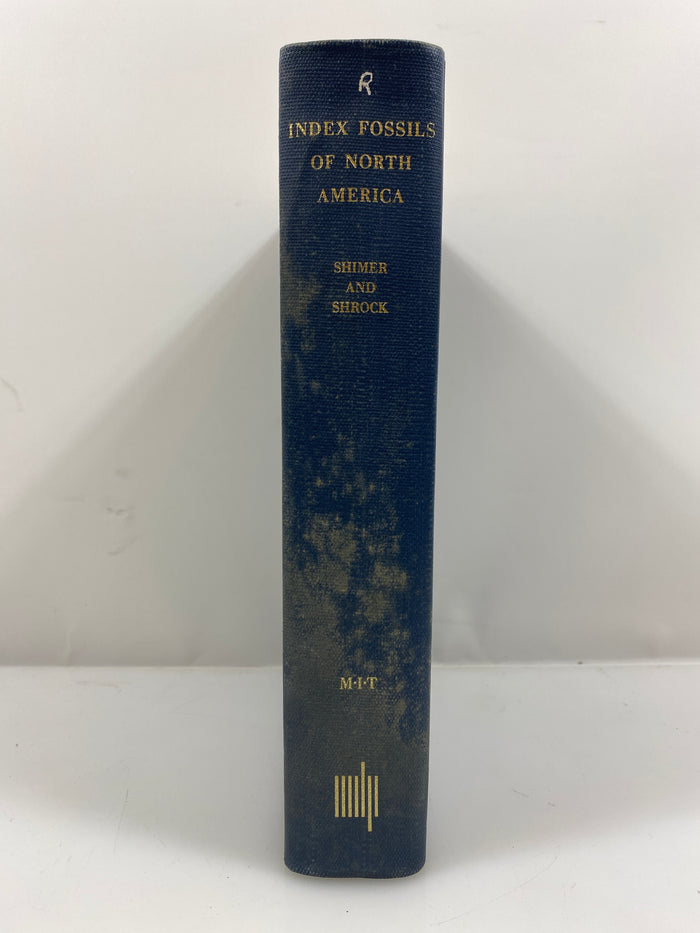 Index Fossils of North America by Shimer/Shrock 8th Print 1965 Ex-Library HC