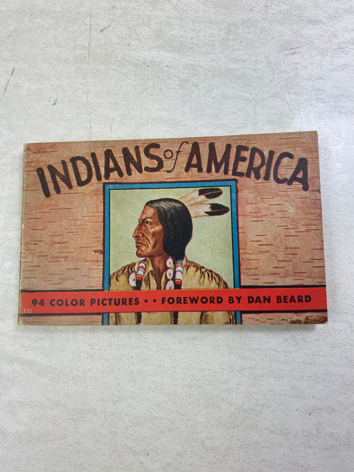 Indians of America Dan Beard Mini Book SC 1935