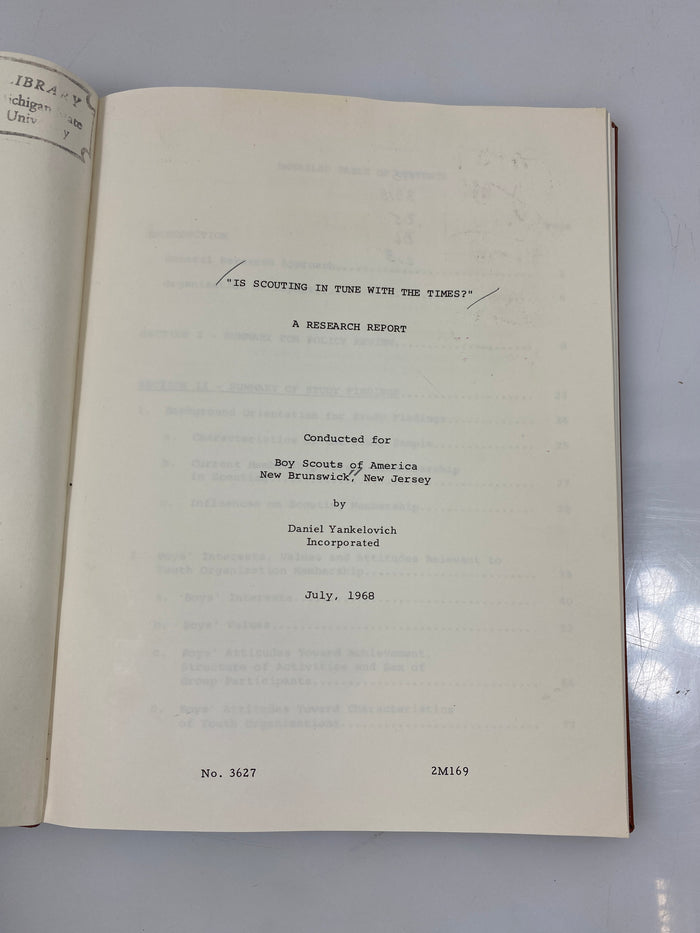 Is Scouting in Tune With the Times? Ex-library July 1968 HC