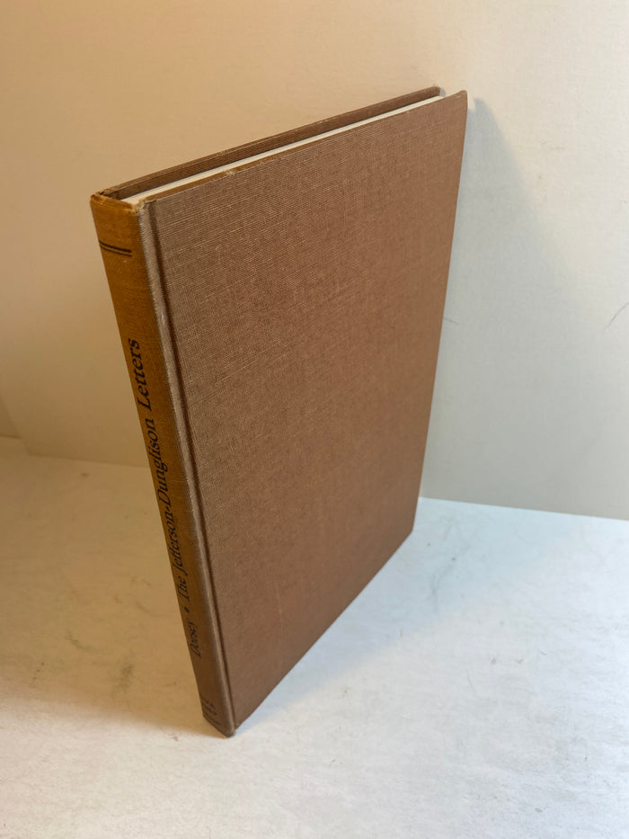Jefferson-Dunglison Letters by John Dorsey HC 1960 *Signed*