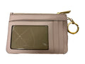 Michael Kors Jet Set Small Leather Zip Coin Pouch in Powder Blush w/ Gold Hardware